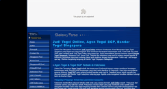Desktop Screenshot of galaxytoto.net